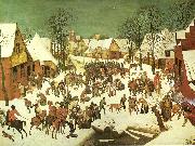 Pieter Bruegel barnamorden i betlehem. china oil painting reproduction
